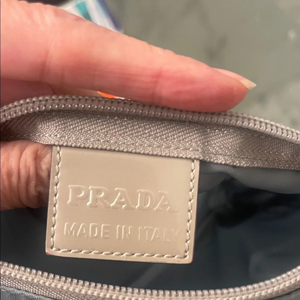 Prada Sky Blue Cosmetic Bag - Picture 3 of 7